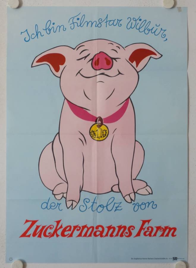 Charlottes Web original release german movie poster